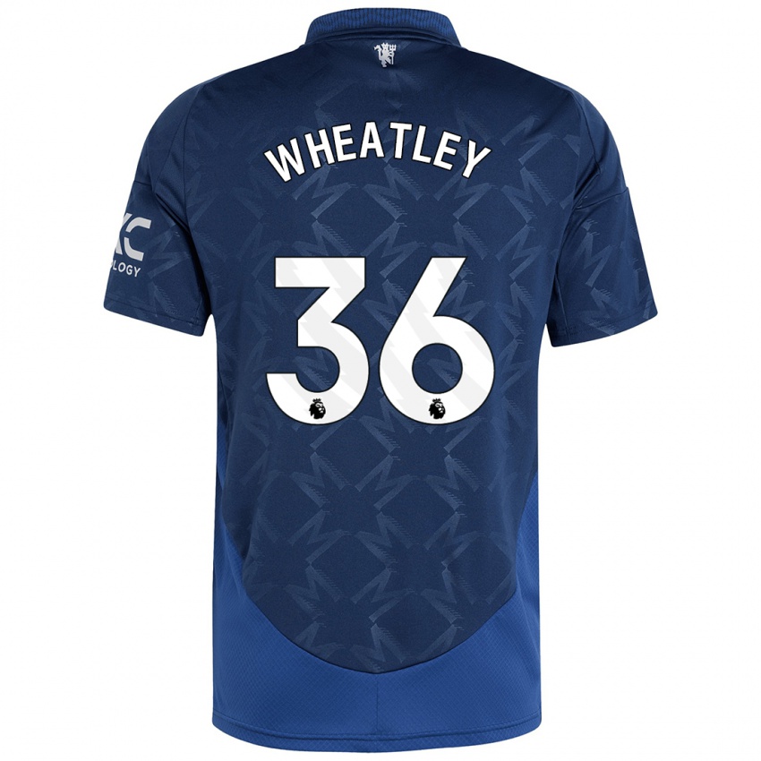 Kinder Ethan Wheatley #36 Indigo Auswärtstrikot Trikot 2024/25 T-Shirt Österreich