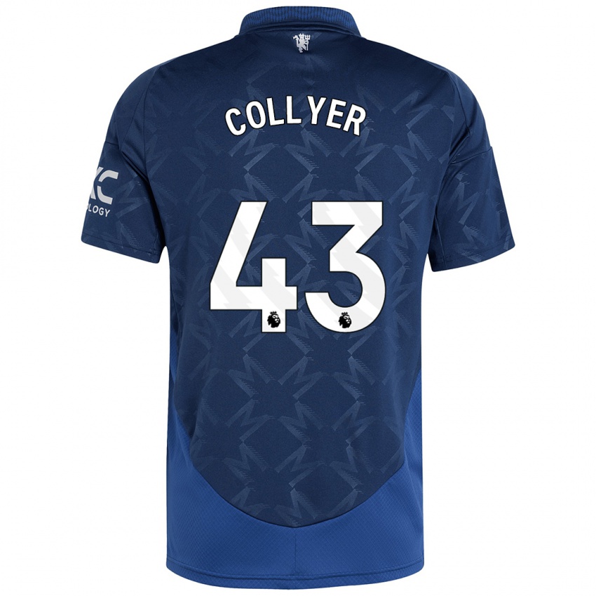 Kinder Toby Collyer #43 Indigo Auswärtstrikot Trikot 2024/25 T-Shirt Österreich