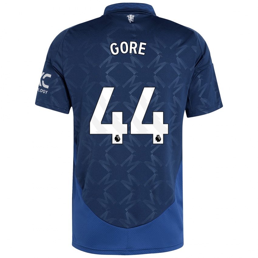 Kinder Daniel Gore #44 Indigo Auswärtstrikot Trikot 2024/25 T-Shirt Österreich