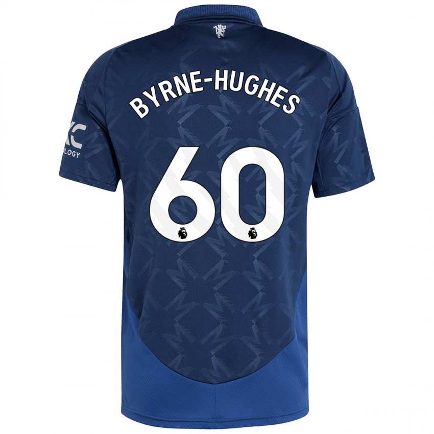 Kinder Cameron Byrne-Hughes #60 Indigo Auswärtstrikot Trikot 2024/25 T-Shirt Österreich