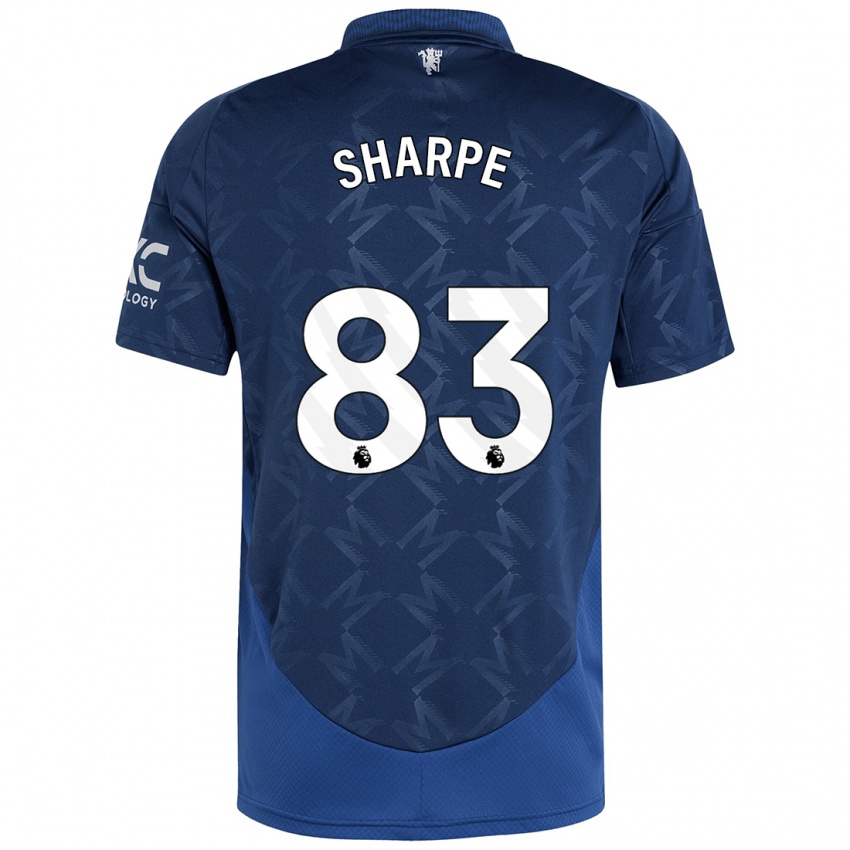 Kinder Malachi Sharpe #83 Indigo Auswärtstrikot Trikot 2024/25 T-Shirt Österreich