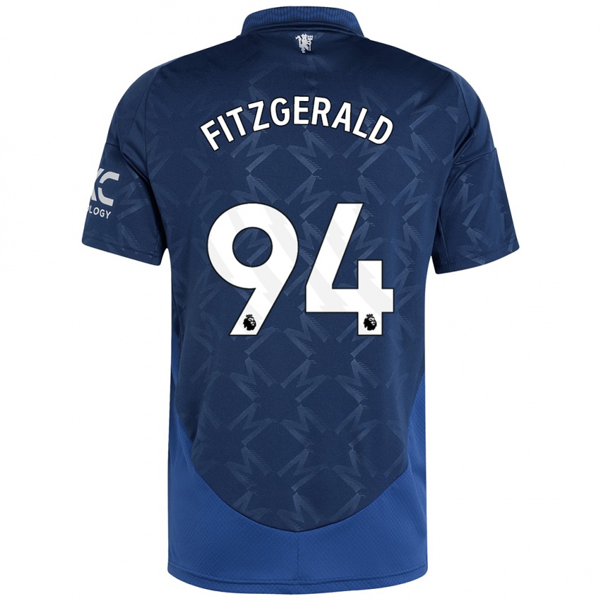 Kinder Jayce Fitzgerald #94 Indigo Auswärtstrikot Trikot 2024/25 T-Shirt Österreich