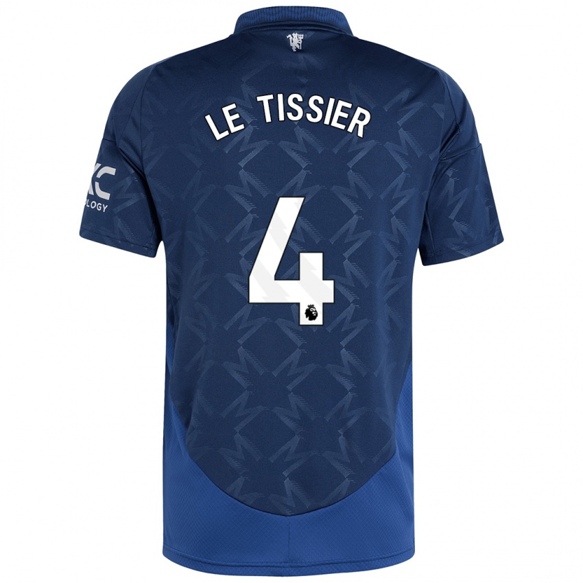 Kinder Maya Le Tissier #4 Indigo Auswärtstrikot Trikot 2024/25 T-Shirt Österreich