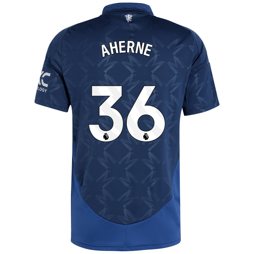 Kinder Alyssa Aherne #36 Indigo Auswärtstrikot Trikot 2024/25 T-Shirt Österreich