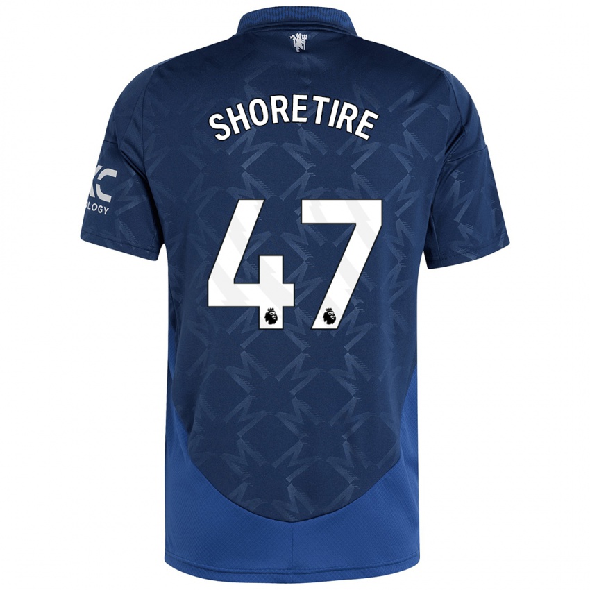 Kinder Shola Shoretire #47 Indigo Auswärtstrikot Trikot 2024/25 T-Shirt Österreich