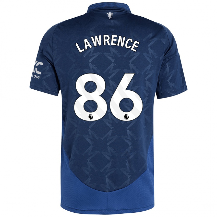 Kinder Marcus Lawrence #86 Indigo Auswärtstrikot Trikot 2024/25 T-Shirt Österreich