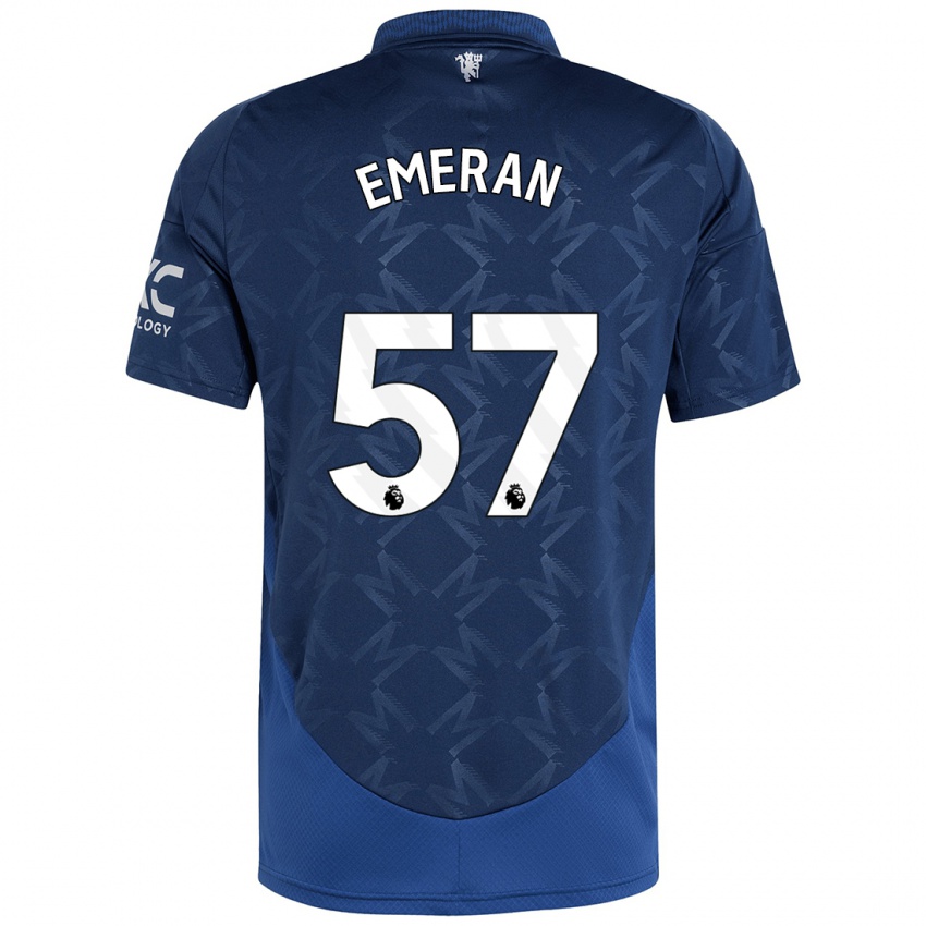 Kinder Noam Emeran #57 Indigo Auswärtstrikot Trikot 2024/25 T-Shirt Österreich