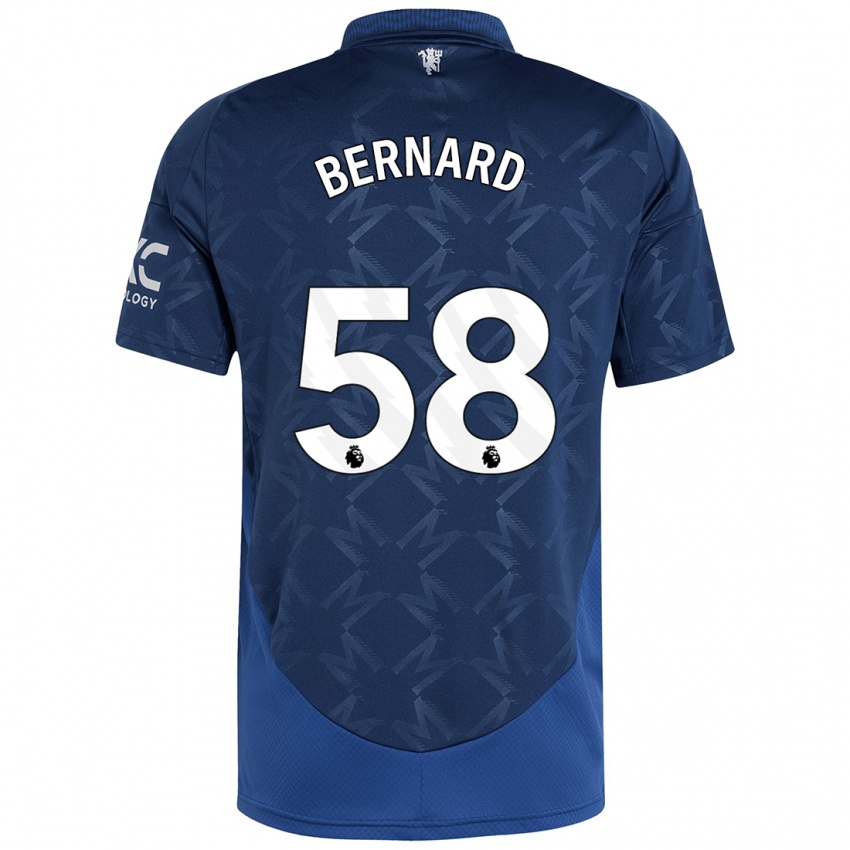 Kinder Bernard #58 Indigo Auswärtstrikot Trikot 2024/25 T-Shirt Österreich