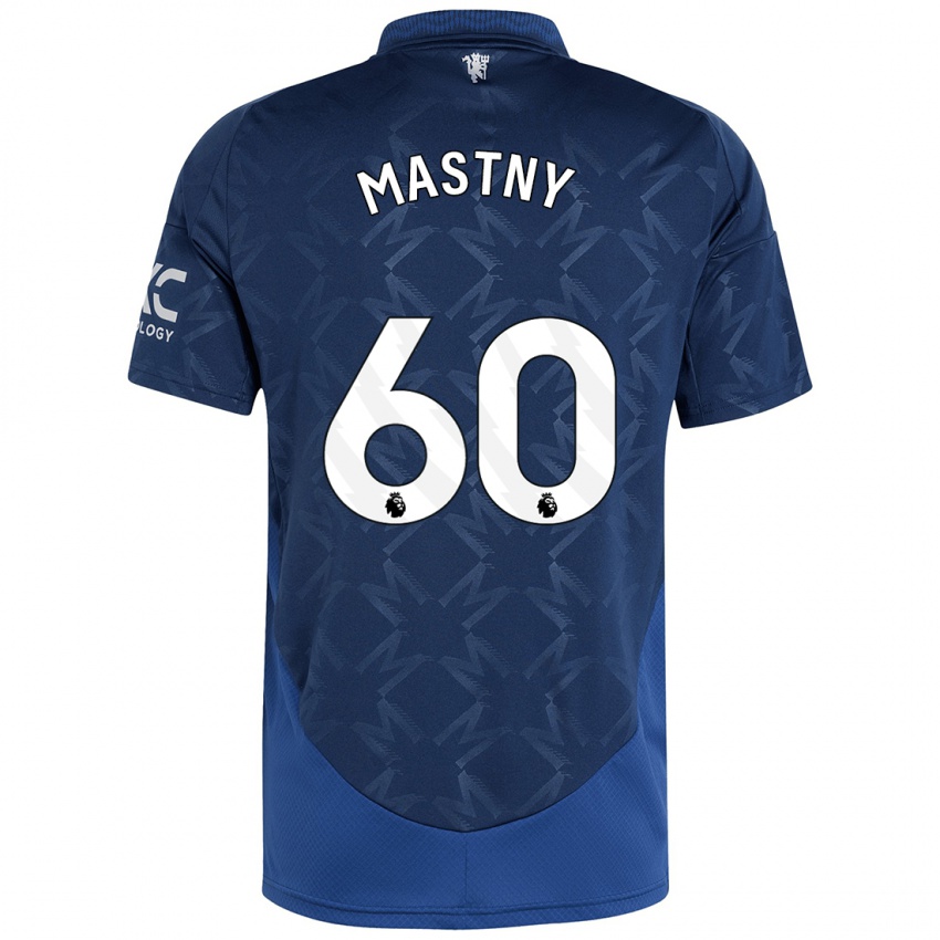 Kinder Ondrej Mastny #60 Indigo Auswärtstrikot Trikot 2024/25 T-Shirt Österreich