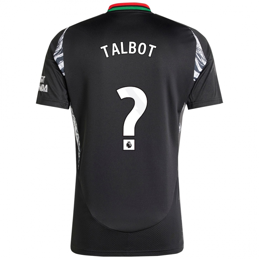 Kinder Jack Talbot #0 Schwarz Auswärtstrikot Trikot 2024/25 T-Shirt Österreich