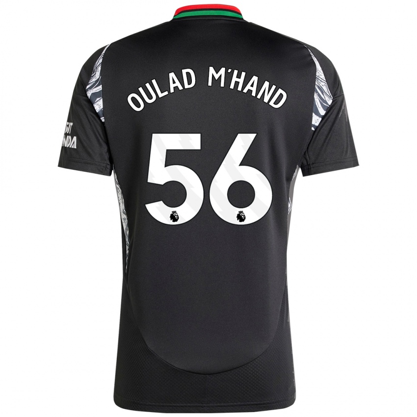 Kinder Salah-Eddine Oulad M'hand #56 Schwarz Auswärtstrikot Trikot 2024/25 T-Shirt Österreich