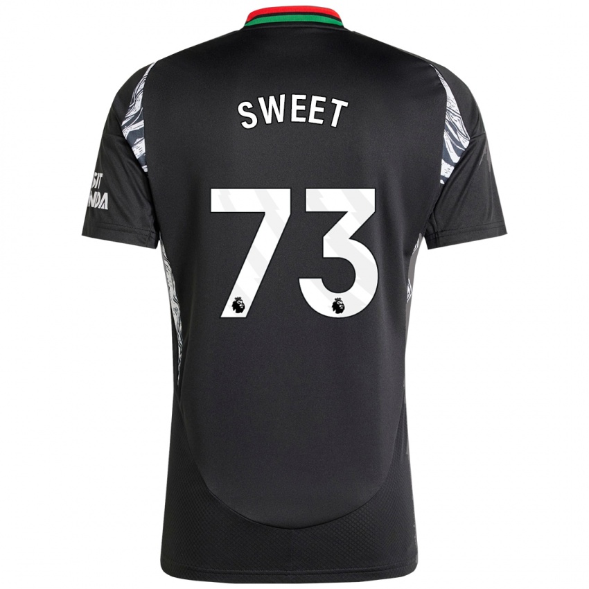 Kinder James Sweet #73 Schwarz Auswärtstrikot Trikot 2024/25 T-Shirt Österreich