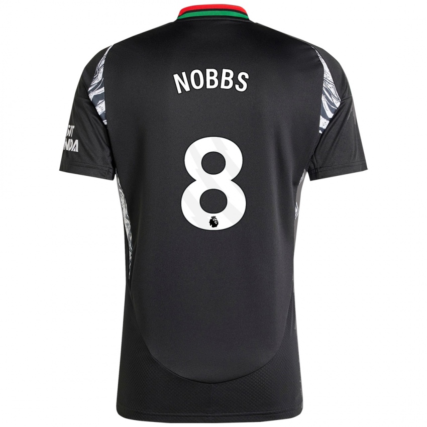 Kinder Nobbs #8 Schwarz Auswärtstrikot Trikot 2024/25 T-Shirt Österreich