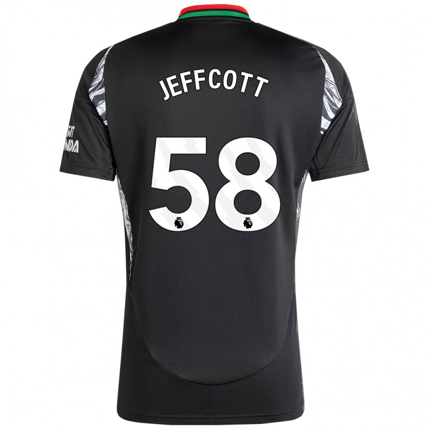 Kinder Henry Jeffcott #58 Schwarz Auswärtstrikot Trikot 2024/25 T-Shirt Österreich