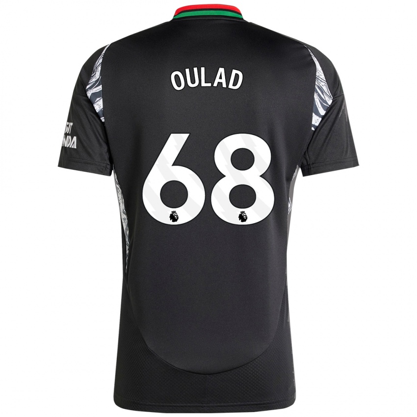 Kinder Salah-Eddine Oulad M'hand #68 Schwarz Auswärtstrikot Trikot 2024/25 T-Shirt Österreich