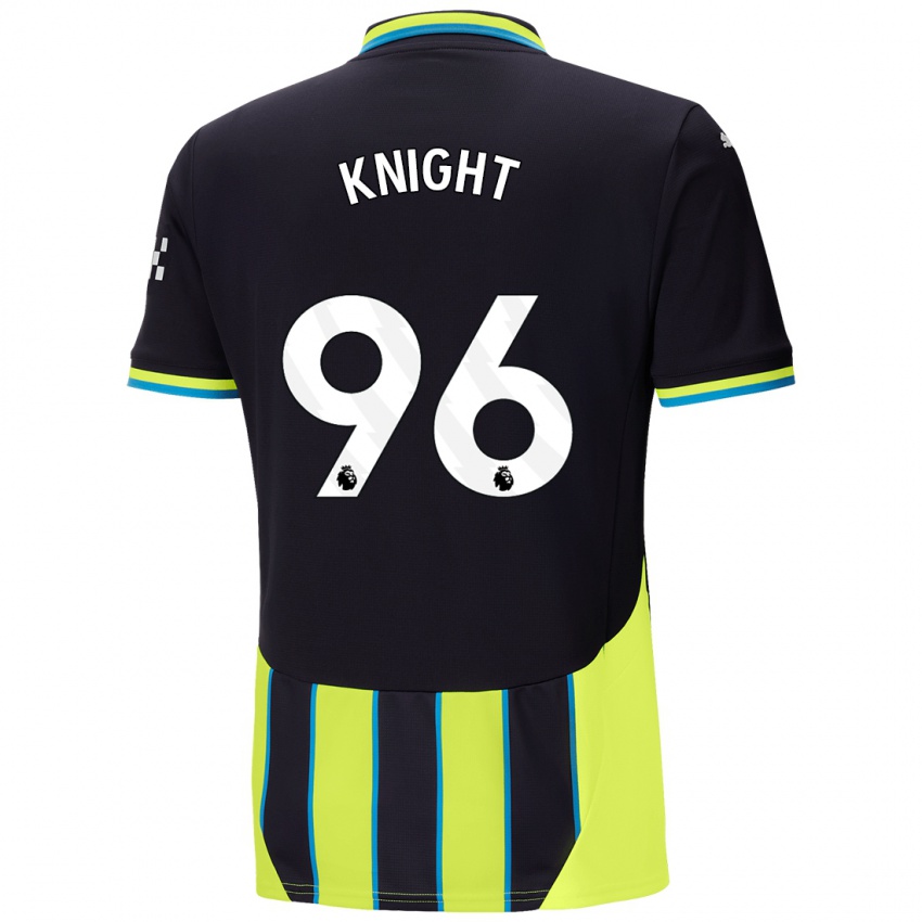 Kinder Ben Knight #96 Blaugelb Auswärtstrikot Trikot 2024/25 T-Shirt Österreich