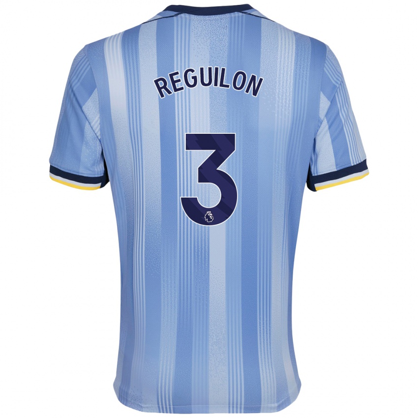 Kinder Sergio Reguilon #3 Hellblau Auswärtstrikot Trikot 2024/25 T-Shirt Österreich