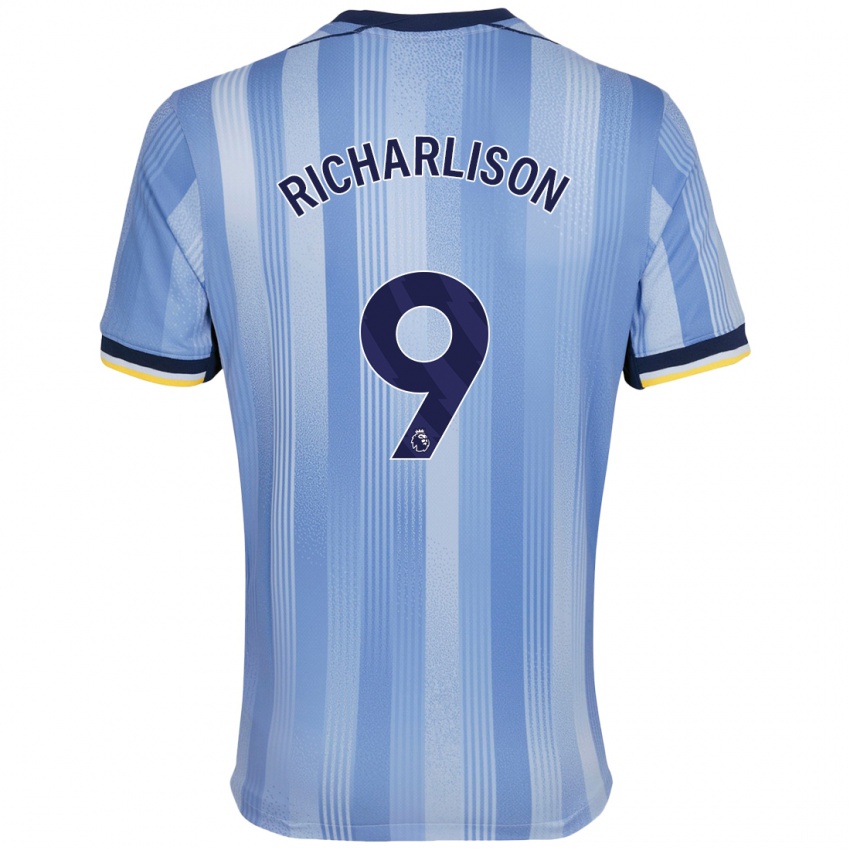 Kinder Richarlison #9 Hellblau Auswärtstrikot Trikot 2024/25 T-Shirt Österreich