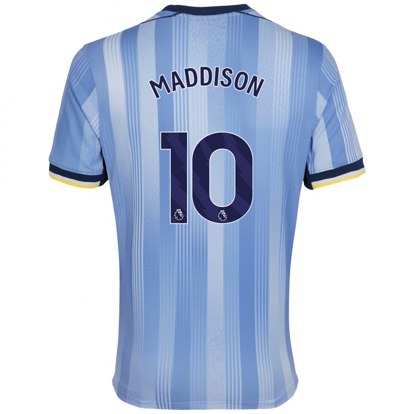 Kinder James Maddison #10 Hellblau Auswärtstrikot Trikot 2024/25 T-Shirt Österreich