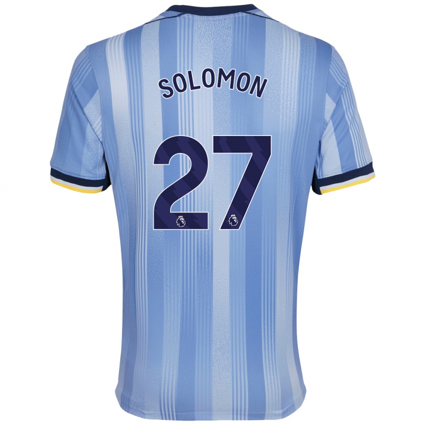 Kinder Manor Solomon #27 Hellblau Auswärtstrikot Trikot 2024/25 T-Shirt Österreich