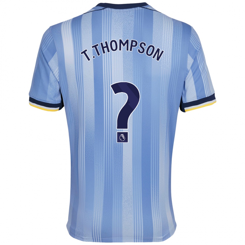 Kinder Tynan Thompson #0 Hellblau Auswärtstrikot Trikot 2024/25 T-Shirt Österreich