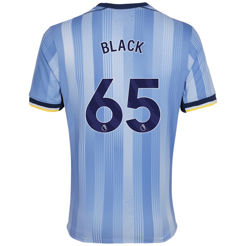 Kinder Leo Black #65 Hellblau Auswärtstrikot Trikot 2024/25 T-Shirt Österreich