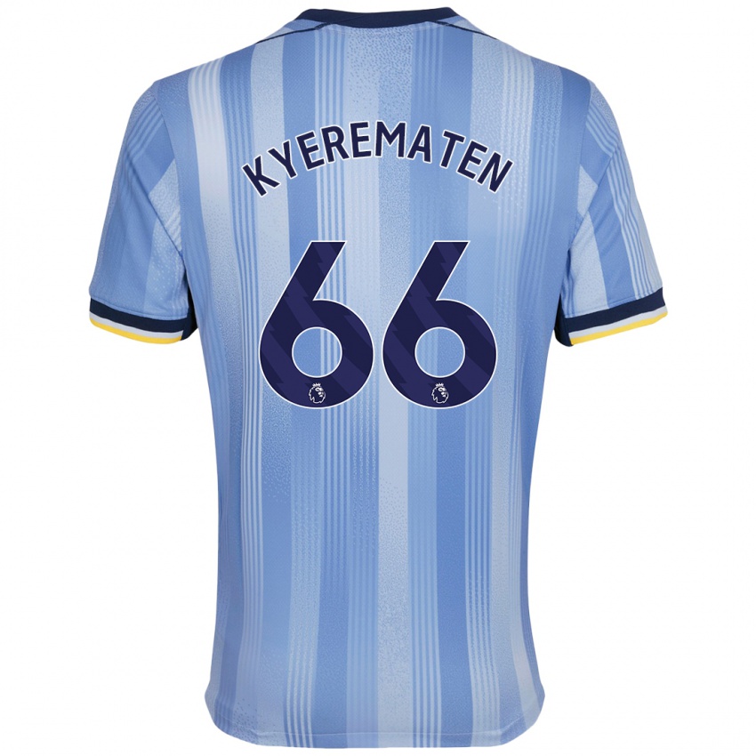 Kinder Rio Kyerematen #66 Hellblau Auswärtstrikot Trikot 2024/25 T-Shirt Österreich