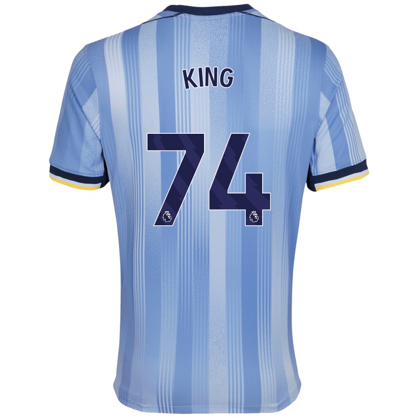 Kinder Maeson King #74 Hellblau Auswärtstrikot Trikot 2024/25 T-Shirt Österreich