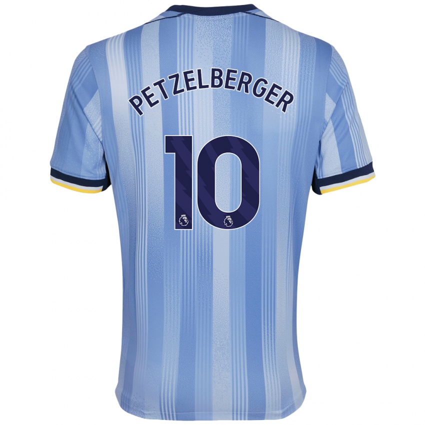 Kinder Ramona Petzelberger #10 Hellblau Auswärtstrikot Trikot 2024/25 T-Shirt Österreich