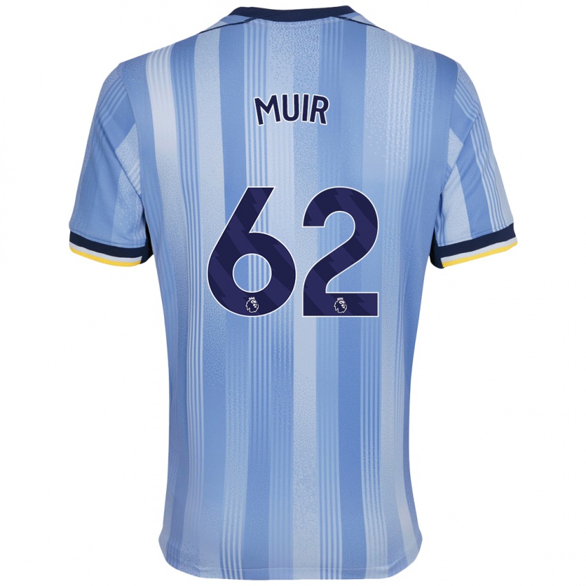 Kinder Marqes Muir #62 Hellblau Auswärtstrikot Trikot 2024/25 T-Shirt Österreich