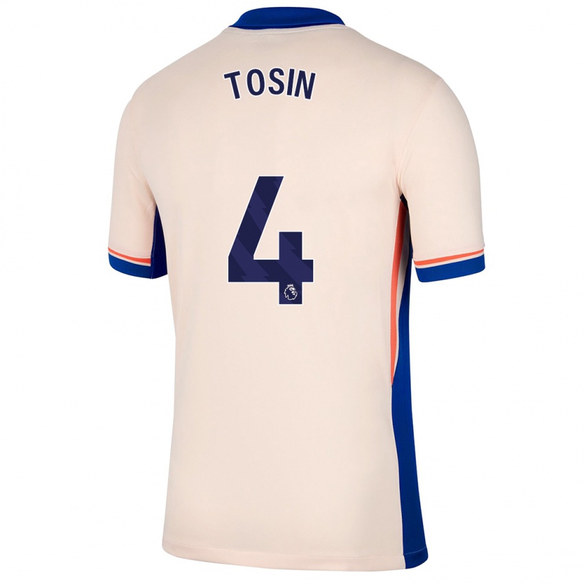 Kinder Tosin Adarabioyo #4 Hellbeige Auswärtstrikot Trikot 2024/25 T-Shirt Österreich