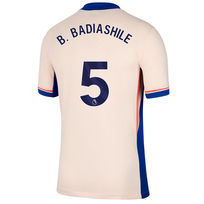 Kinder Benoît Badiashile #5 Hellbeige Auswärtstrikot Trikot 2024/25 T-Shirt Österreich