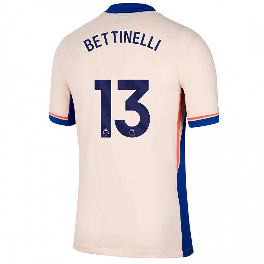 Kinder Marcus Bettinelli #13 Hellbeige Auswärtstrikot Trikot 2024/25 T-Shirt Österreich