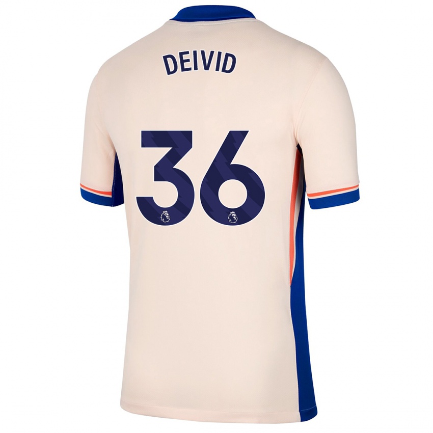 Kinder Deivid Washington #36 Hellbeige Auswärtstrikot Trikot 2024/25 T-Shirt Österreich