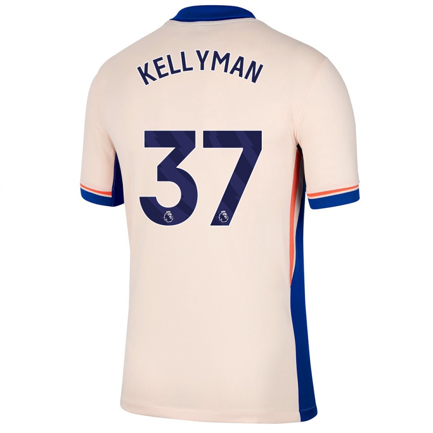 Kinder Omari Kellyman #37 Hellbeige Auswärtstrikot Trikot 2024/25 T-Shirt Österreich