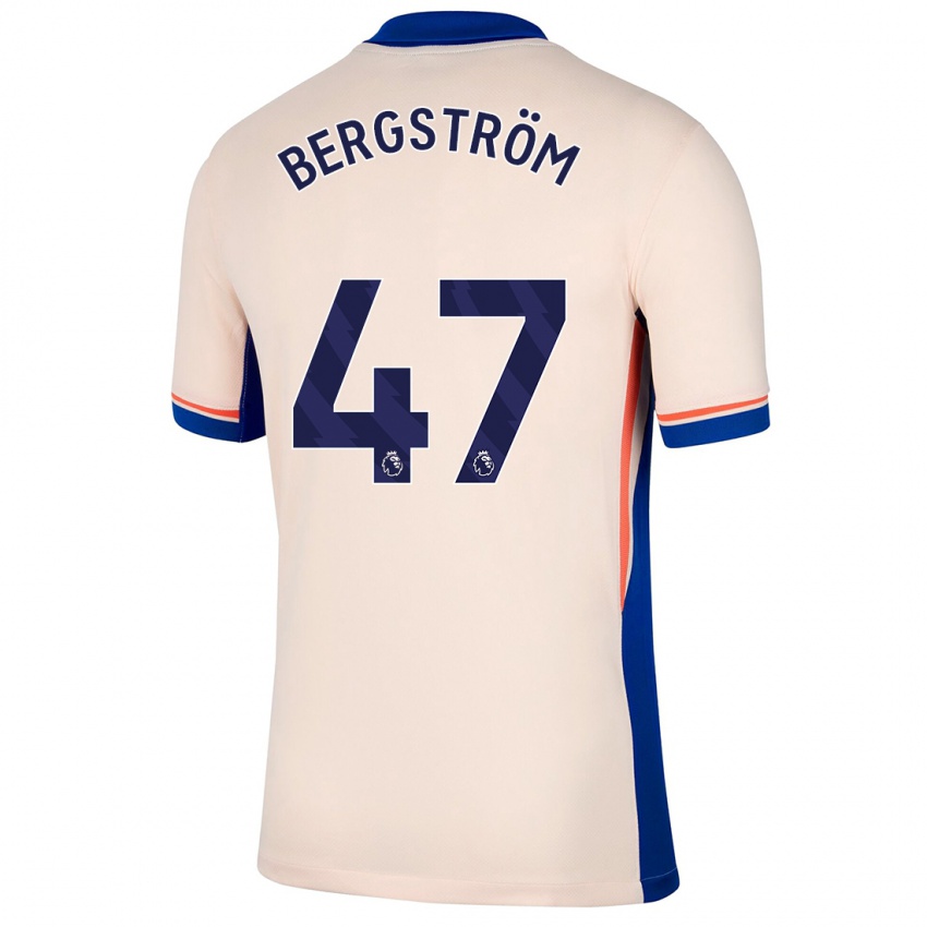 Kinder Lucas Bergström #47 Hellbeige Auswärtstrikot Trikot 2024/25 T-Shirt Österreich