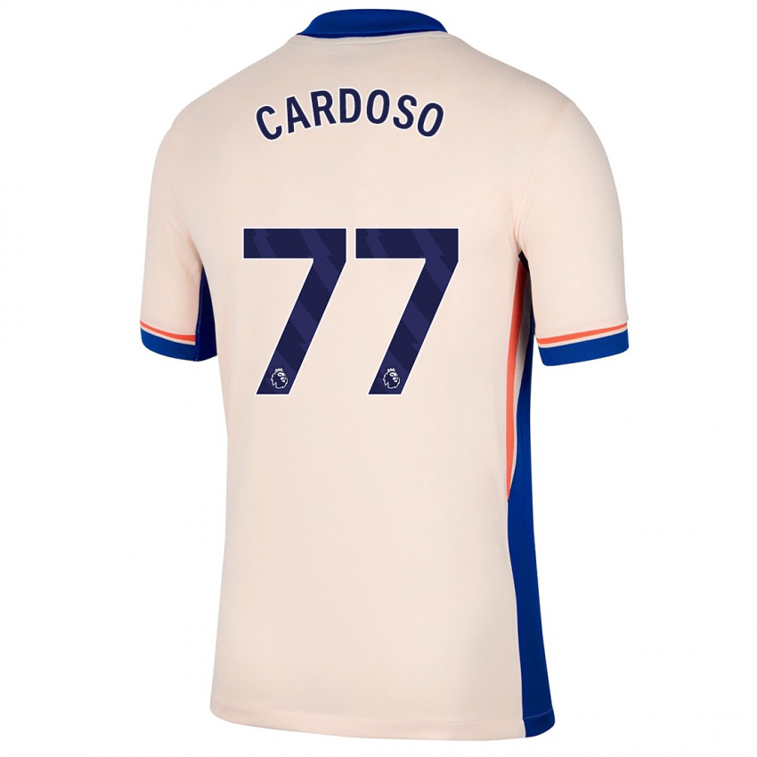 Kinder Leo Cardoso #77 Hellbeige Auswärtstrikot Trikot 2024/25 T-Shirt Österreich