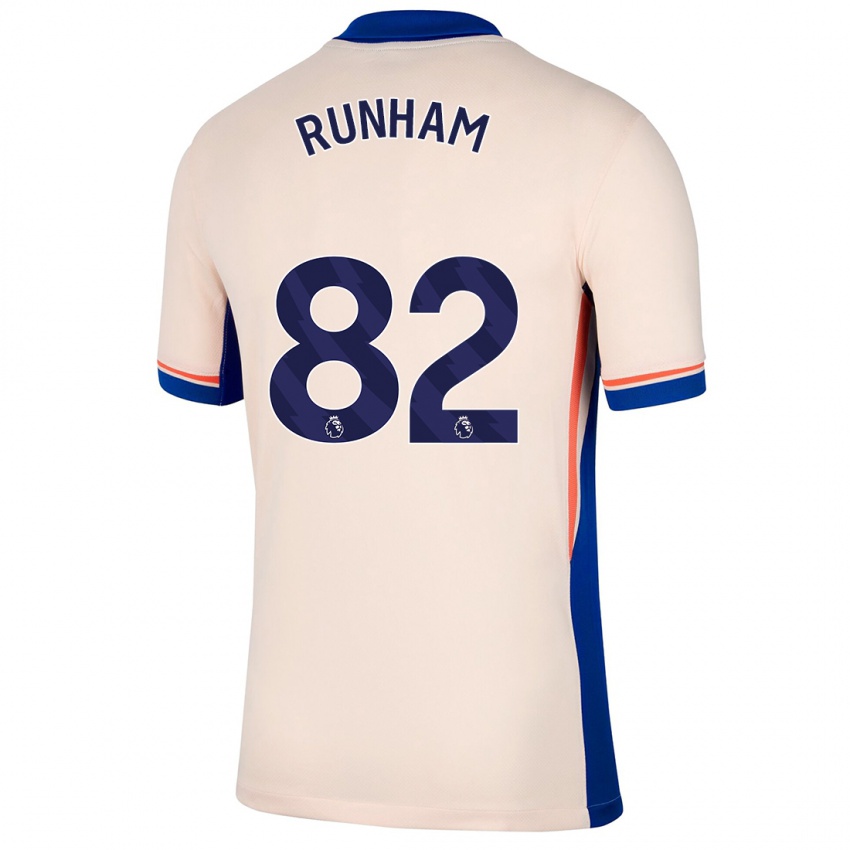 Kinder Frankie Runham #82 Hellbeige Auswärtstrikot Trikot 2024/25 T-Shirt Österreich