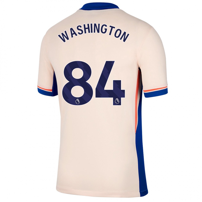 Kinder Marcell Washington #84 Hellbeige Auswärtstrikot Trikot 2024/25 T-Shirt Österreich