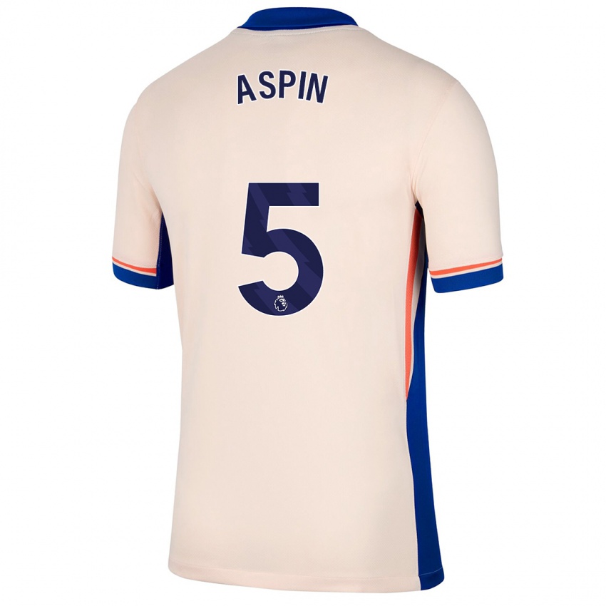 Kinder Brooke Aspin #5 Hellbeige Auswärtstrikot Trikot 2024/25 T-Shirt Österreich