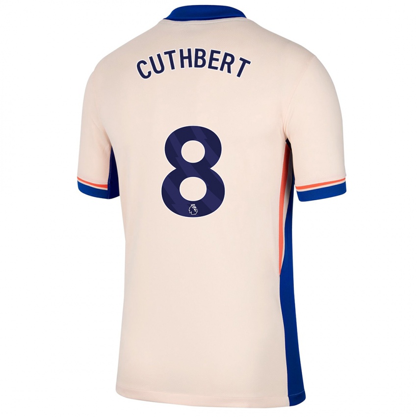 Kinder Erin Cuthbert #8 Hellbeige Auswärtstrikot Trikot 2024/25 T-Shirt Österreich