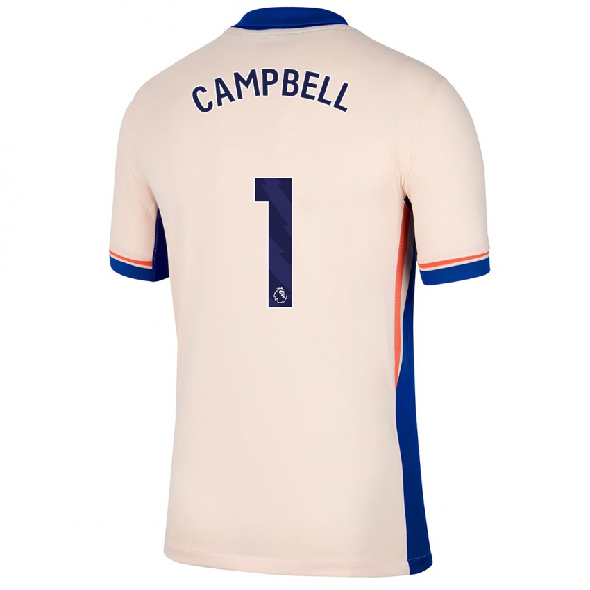 Kinder Luke Campbell #1 Hellbeige Auswärtstrikot Trikot 2024/25 T-Shirt Österreich