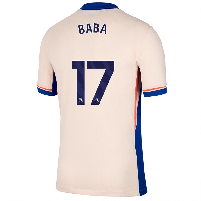 Kinder Abdul-Rahman Baba #17 Hellbeige Auswärtstrikot Trikot 2024/25 T-Shirt Österreich