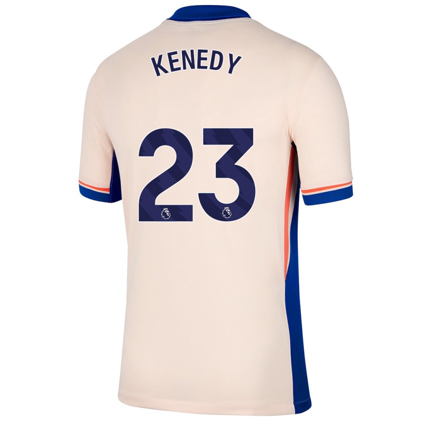 Kinder Robert Kenedy #23 Hellbeige Auswärtstrikot Trikot 2024/25 T-Shirt Österreich