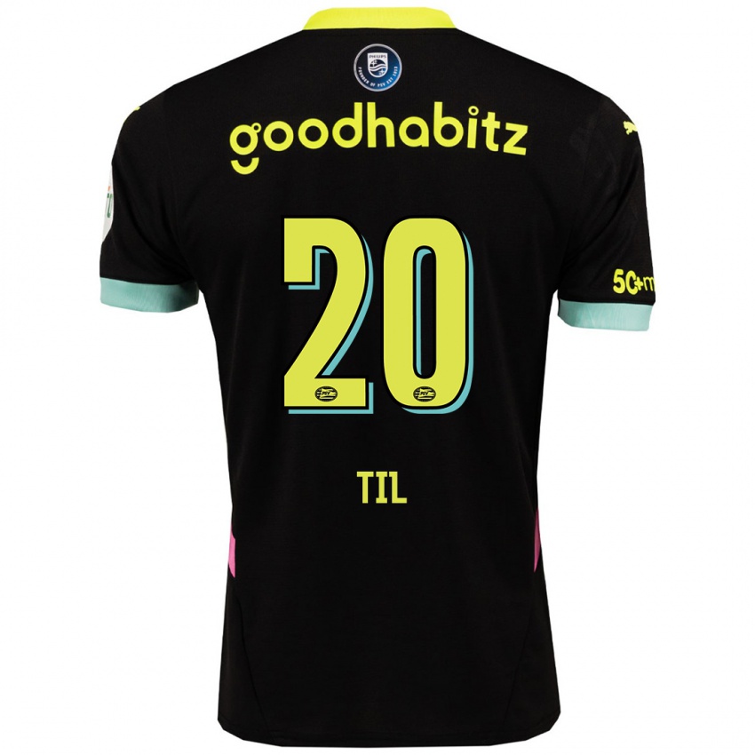 Kinder Guus Til #20 Schwarz Gelb Auswärtstrikot Trikot 2024/25 T-Shirt Österreich