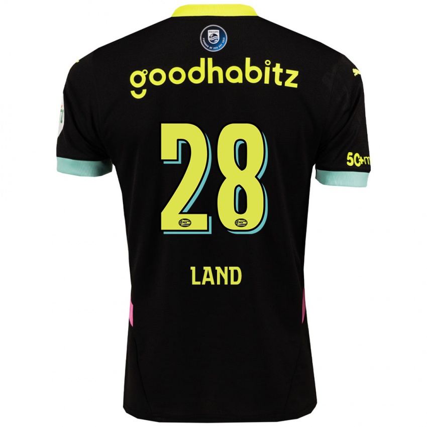 Kinder Tygo Land #28 Schwarz Gelb Auswärtstrikot Trikot 2024/25 T-Shirt Österreich