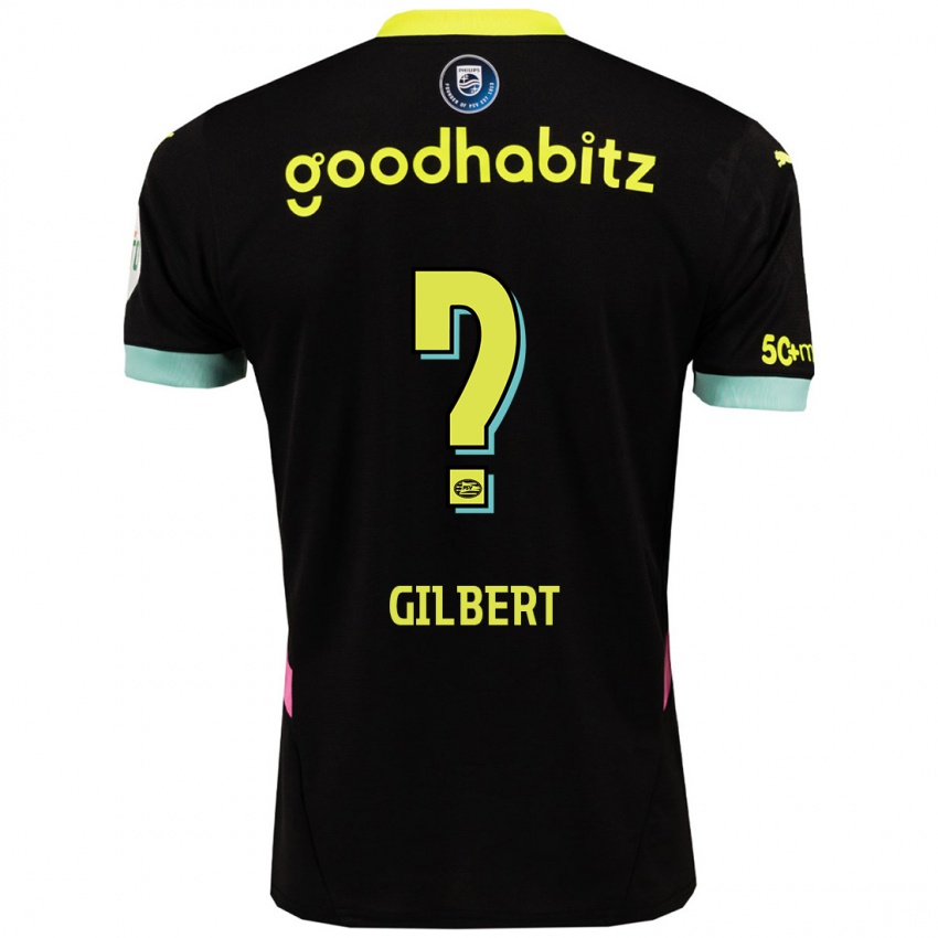 Kinder Dantaye Gilbert #0 Schwarz Gelb Auswärtstrikot Trikot 2024/25 T-Shirt Österreich