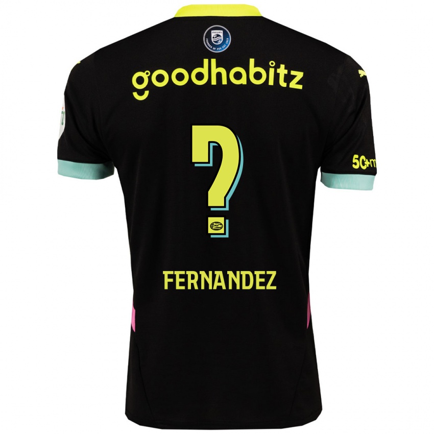 Kinder Noah Fernandez #0 Schwarz Gelb Auswärtstrikot Trikot 2024/25 T-Shirt Österreich