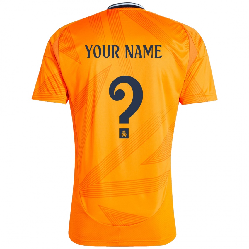 Kinder Ihren Namen #0 Orange Auswärtstrikot Trikot 2024/25 T-Shirt Österreich