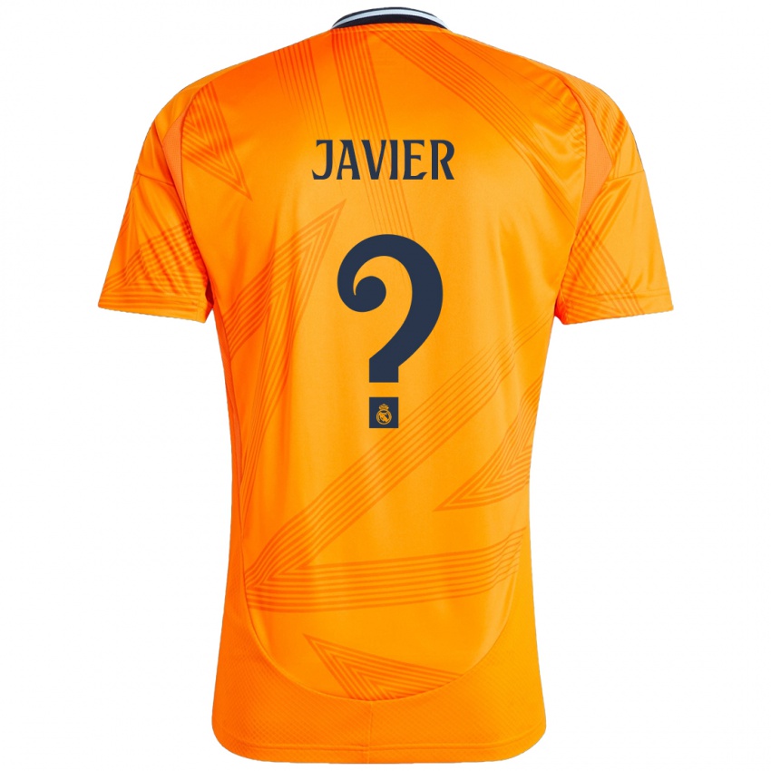 Kinder Javier Navarro #0 Orange Auswärtstrikot Trikot 2024/25 T-Shirt Österreich